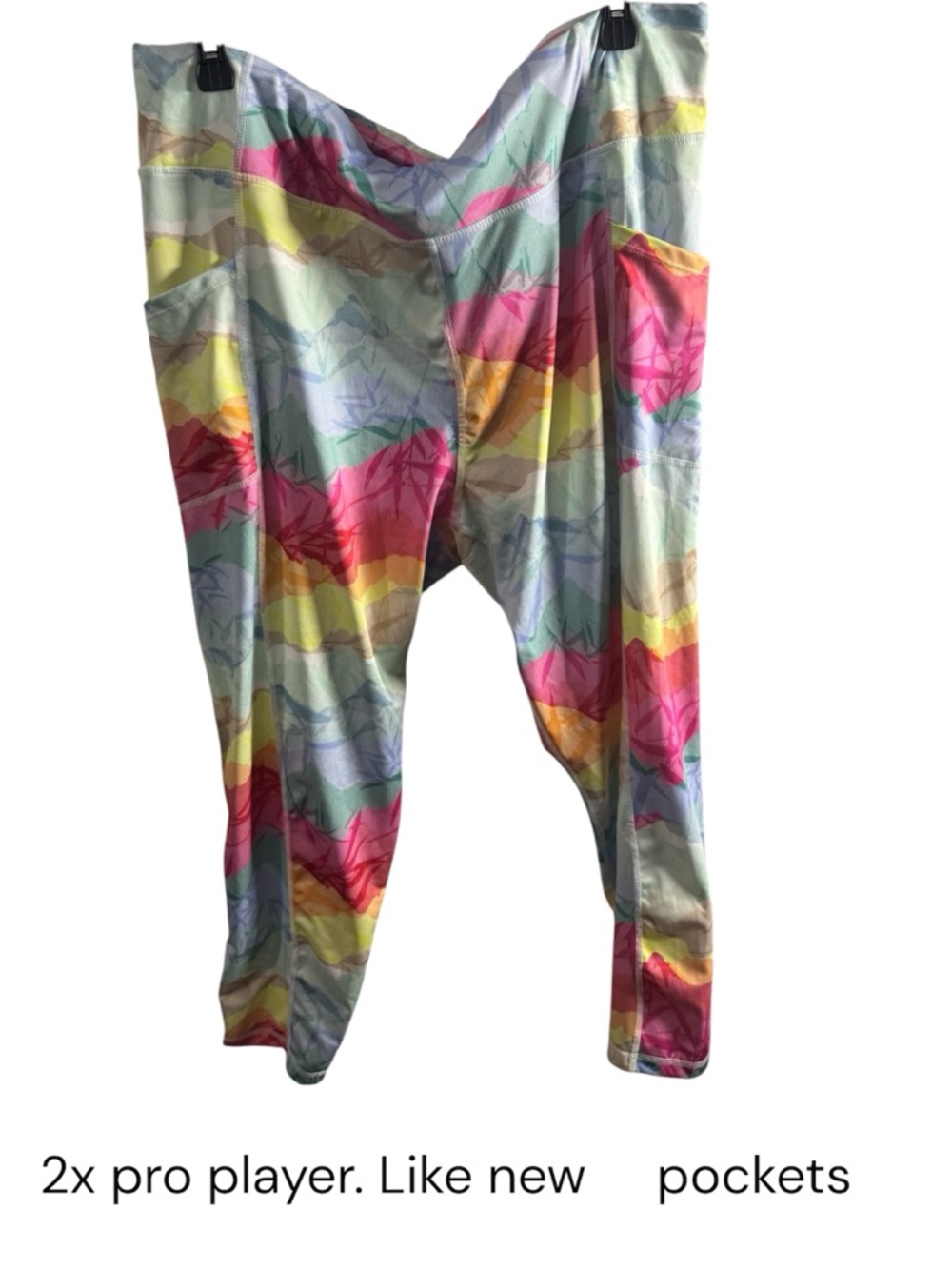 Ladies  Multi-Color leggings with pockets